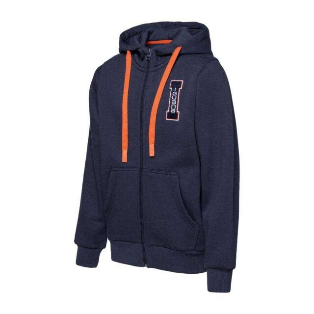 Iguana Kinder/kinder laki hoodie met volledige rits UTPP13917_navyblueorange large