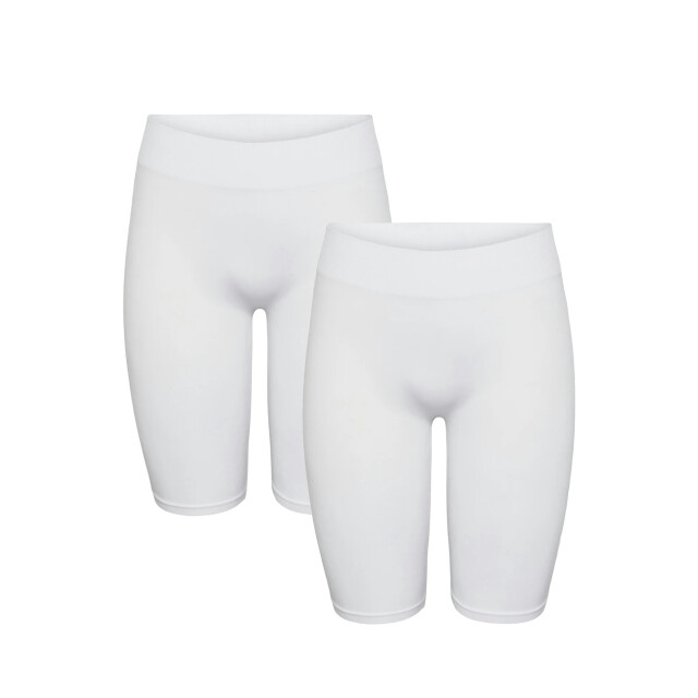 Pieces Dames shorts pclondon onderbroek lange pijp 2-pack 2x17039418-White large
