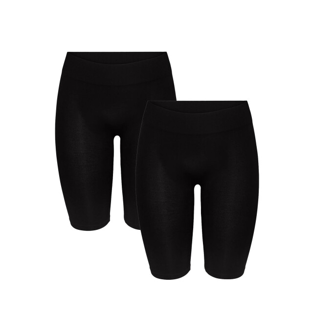 Pieces Dames shorts pclondon onderbroek lange pijp 2-pack 2x17039418-Black large