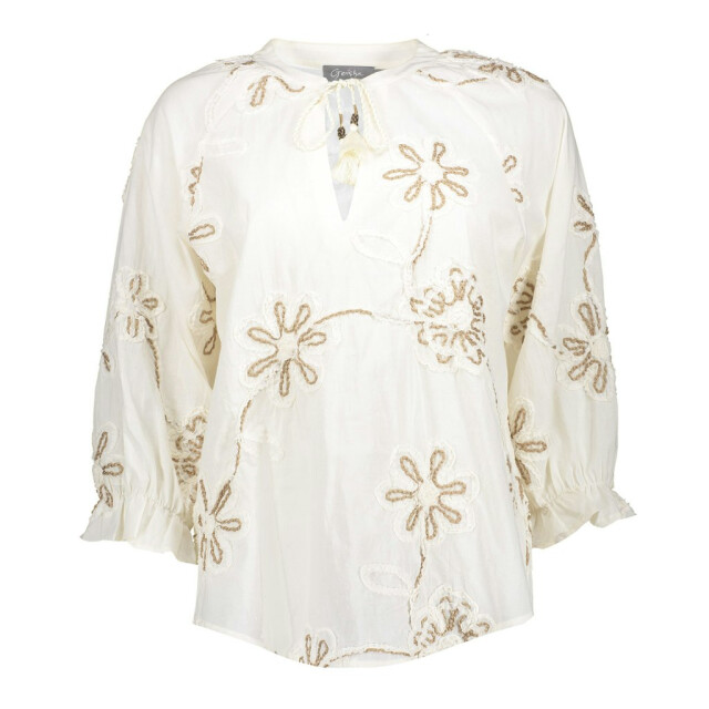 Geisha Top embroidered ecru 4389.03.0033 large