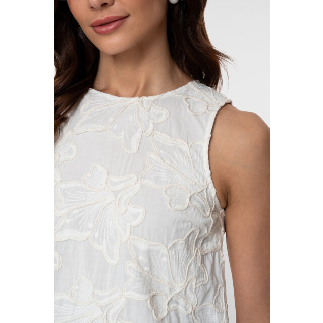 Geisha Top all over stitching off-white 4349.02.0033 large