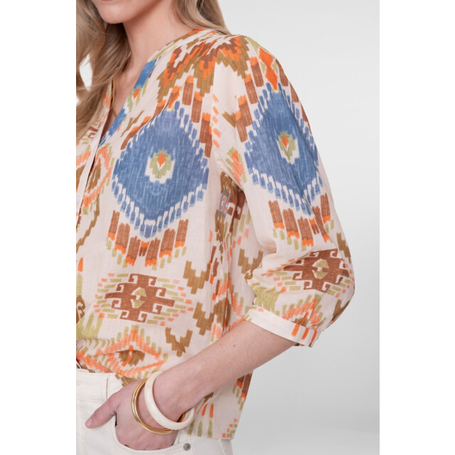 Geisha Blouse ecru dessin 4309.08.0024 large