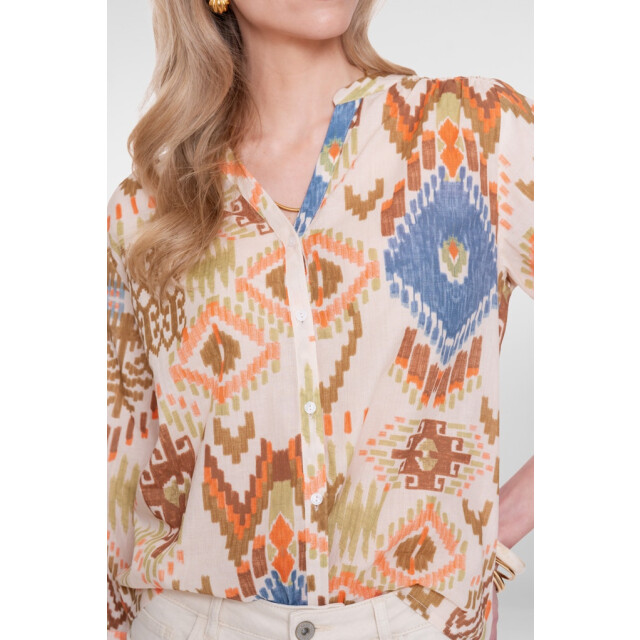 Geisha Blouse ecru dessin 4309.08.0024 large