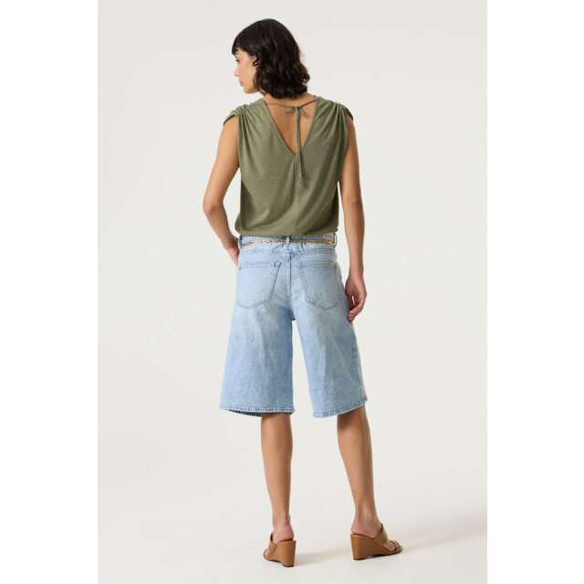 Garcia Jeans dames broeken shorts 4160.35.0011 blue denim 4160.35.0011 large