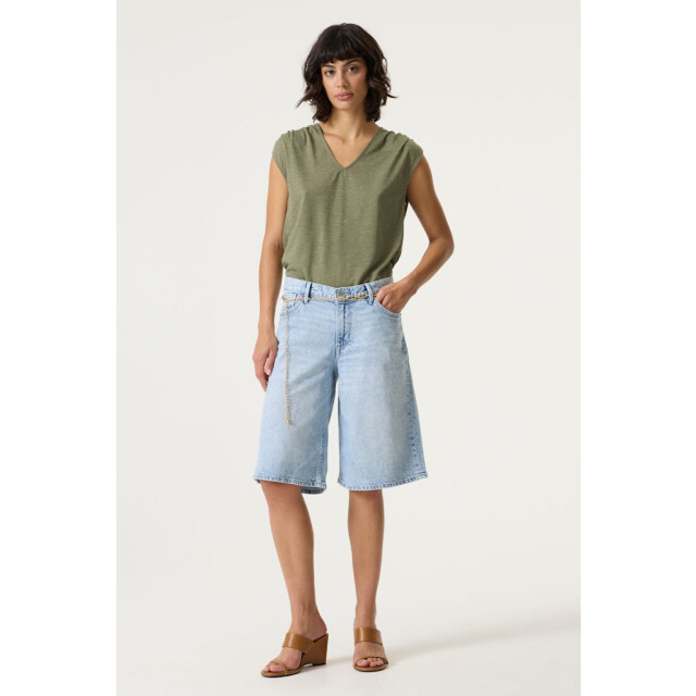 Garcia Jeans dames broeken shorts 4160.35.0011 blue denim 4160.35.0011 large