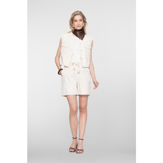 Geisha Gilet embroidery ecru 4250.03.0014 large