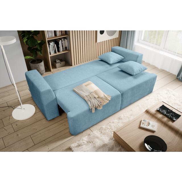 Furnilux 3-zits sofa bed moderne slaapbank met comfortabel pu-schuim 3595069 large