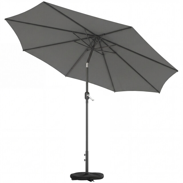 4goodz Parasol 300 cm met kruisvoet en zandzak uv 30+ - 3595307 large