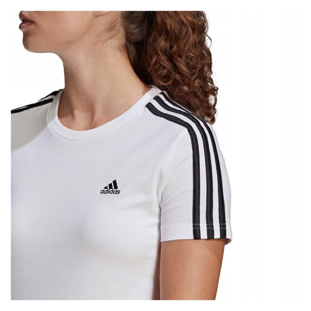 Adidas Dames essentials slim t-shirt UTPP13803_white large