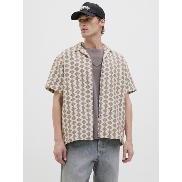 Jack & Jones Jorsummer luke texture resort shirt 12285392 large