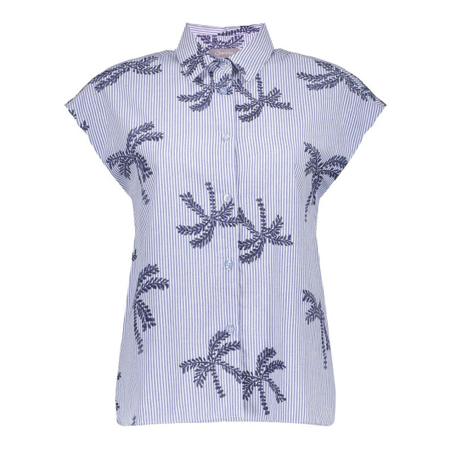 Geisha 63383-70 top stripes & palmtree 63383-70 large