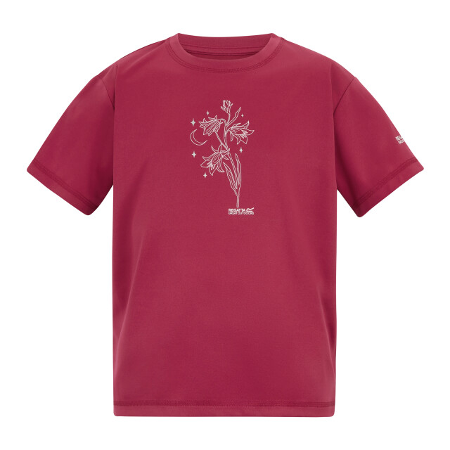 Regatta Kinderen/kinderen aria daisy t-shirt UTRG13132_deeppink large