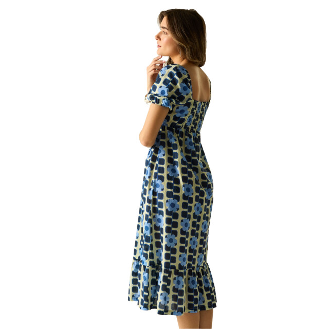 Regatta Dames orla kiely reuzenbloem zomer midi jurk UTRG13120_blue large