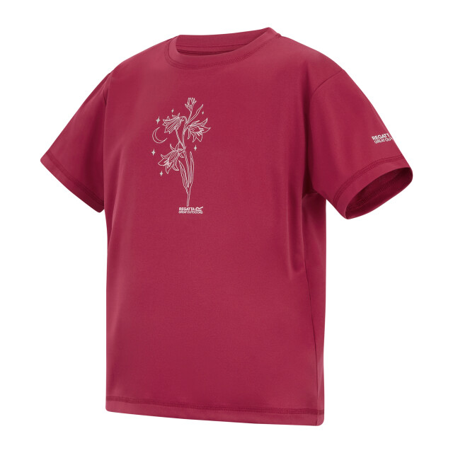 Regatta Kinderen/kinderen aria daisy t-shirt UTRG13132_deeppink large