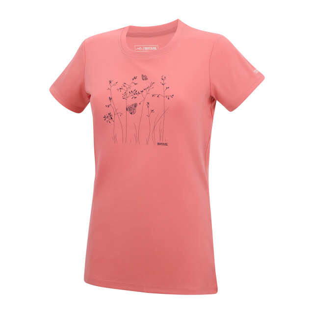 Regatta Dames fingal wild gras t-shirt UTRG13126_peachpink large