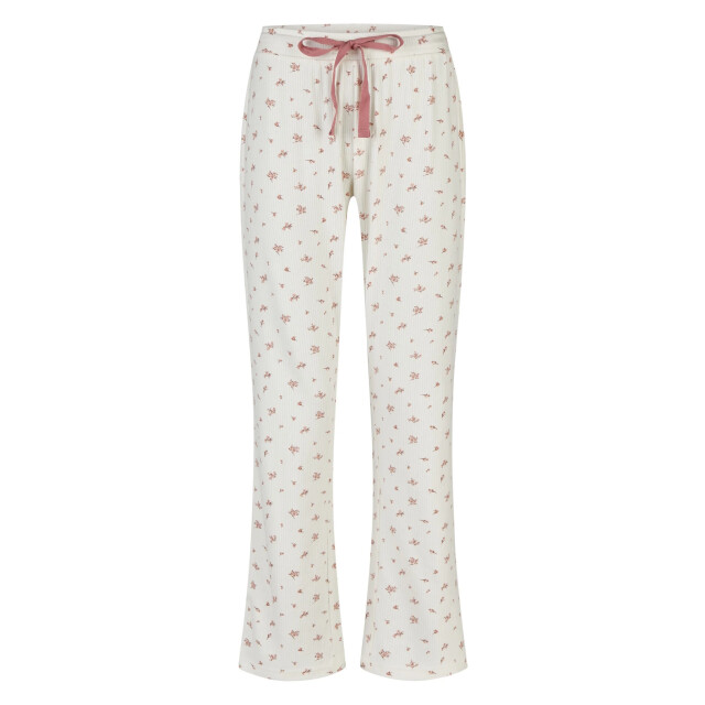 By Louise Dames pyjama set lang driekwart mouw oudroze/wit gebloemd BL-6259-02 large
