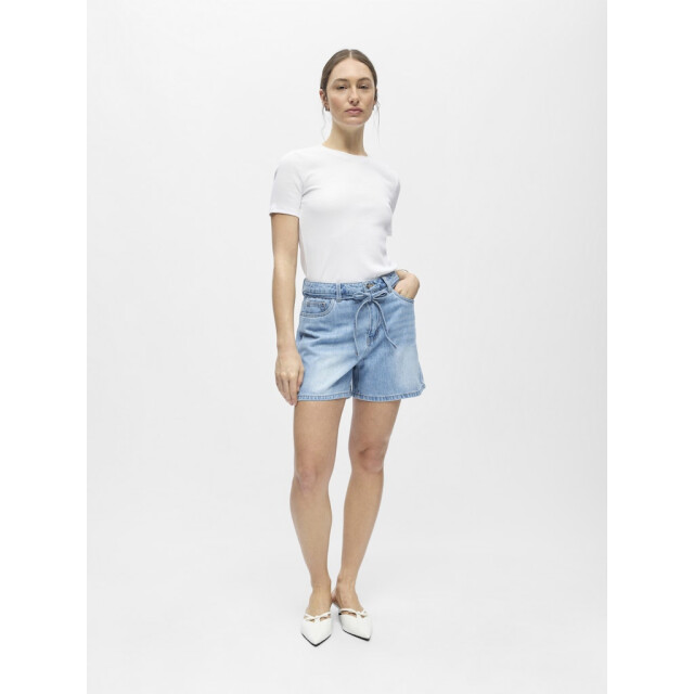Object objrosie mw lo denim short shorts d 23049227 light blue denim 06901.260.0029 large