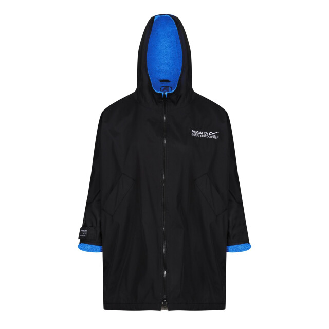 Regatta Kinder/kinder verschoningsjas met rugprint UTRG9968_blackoxfordblue large