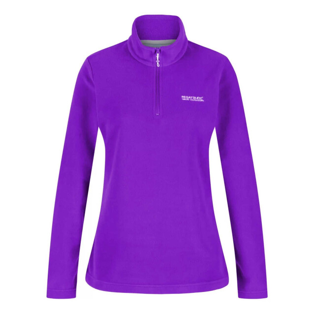 Regatta Geweldige outdoors dames sweetheart 1/4 zip fleece sweater UTRG1248_violet large
