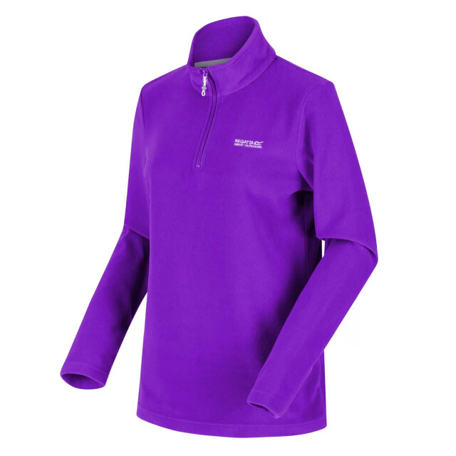 Regatta Geweldige outdoors dames sweetheart 1/4 zip fleece sweater UTRG1248_violet large
