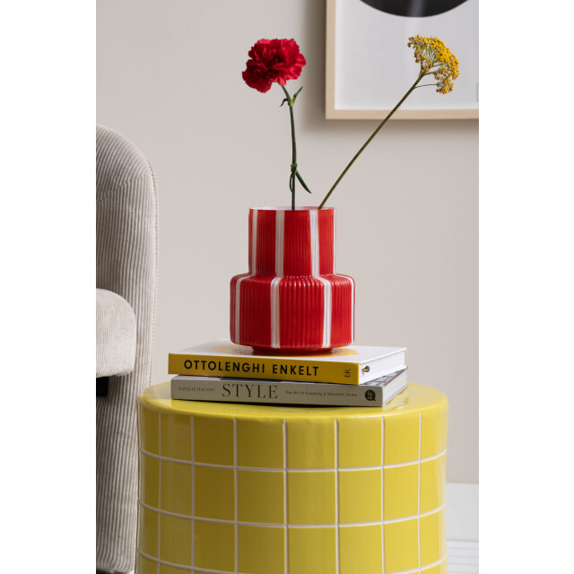 Leitmotiv bijzettafel retro tiles low - 42x42x34 cm 3555826 large