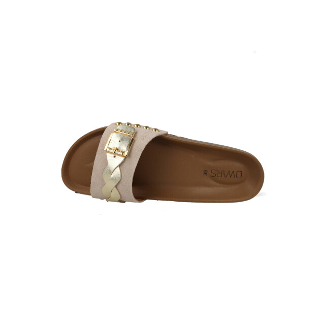 DWRS Label Java slippers s2849-01-8618 / champagne S2849 large