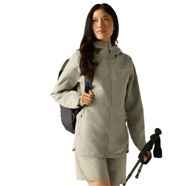 Regatta Dames hamara iv waterdichte jas UTRG11414_parchment large