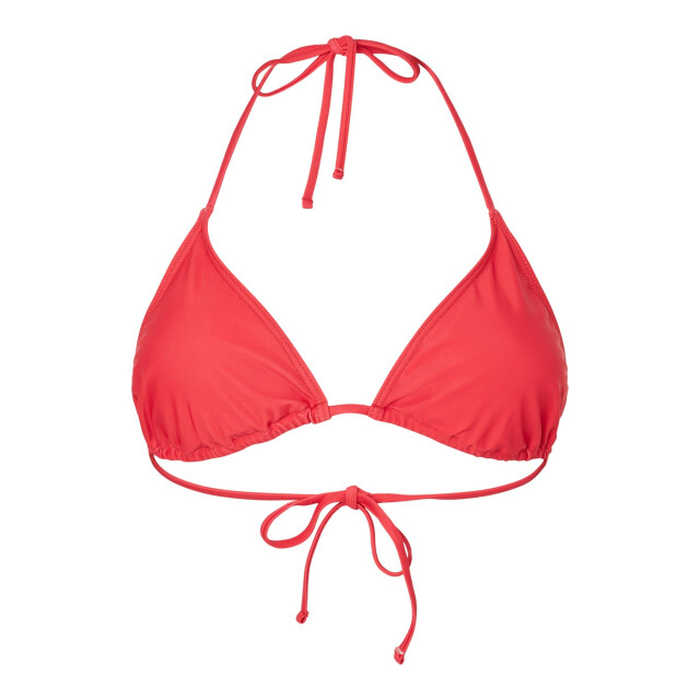Pieces Dames triangel bikinitop pcbaomi effen 17134624-Lychee large