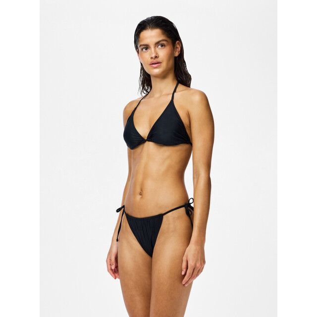 Pieces Dames strik bikini slip pcbaomi effen 17158824-Black large
