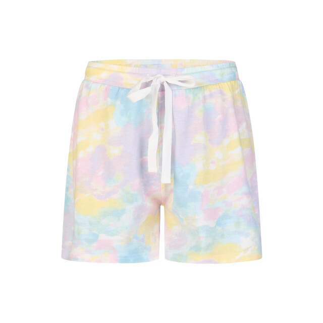 By Louise Dames shortama korte pyjama set geprint wit/multi BL-6280-02 large