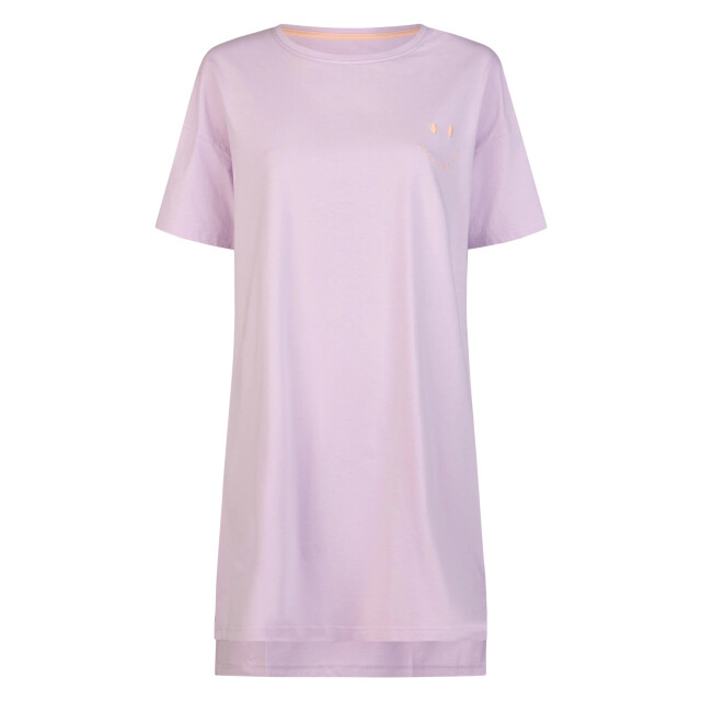 By Louise Dames lang nachthemd korte mouw smile BL-6277-02 large