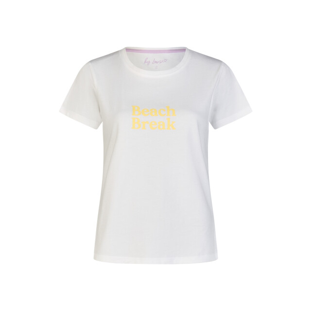 By Louise Dames shortama korte pyjama set geprint wit/multi BL-6280-02 large