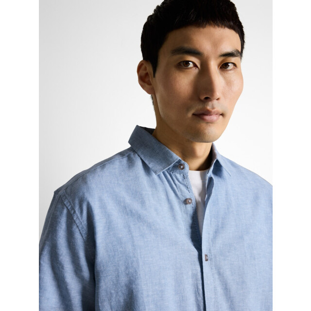 Tom Tailor Cotton linnen shirt ss licht 5319.31.0001 large