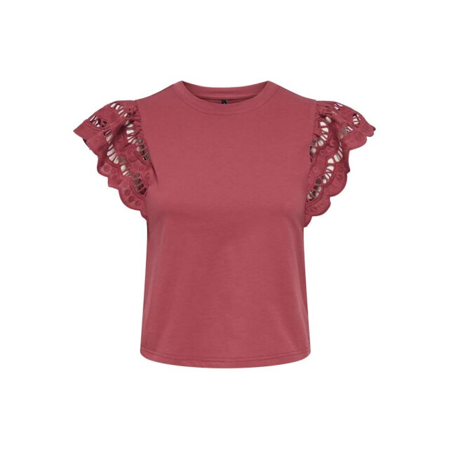 Only Onlmacy s/s o-neck mix top box jrs brick red 15350374-234335 large