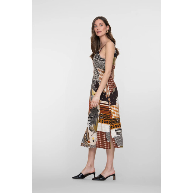 Geisha 67407-20 775 dress brown/sand/black 67407-20 775 large