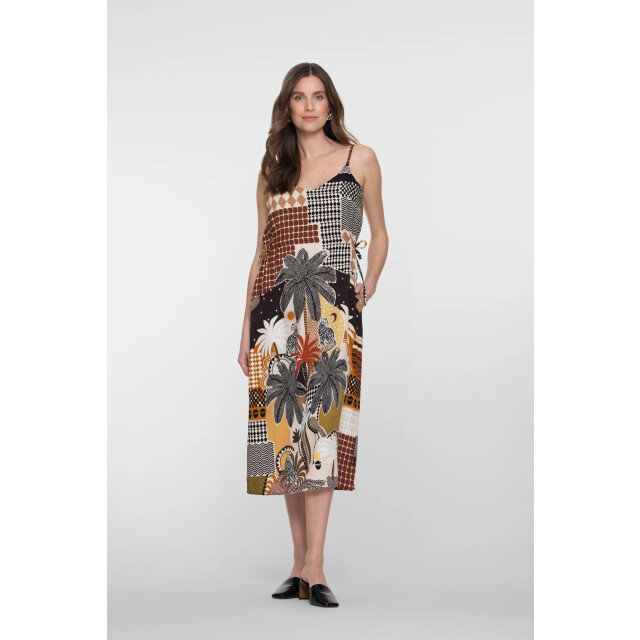 Geisha 67407-20 775 dress brown/sand/black 67407-20 775 large