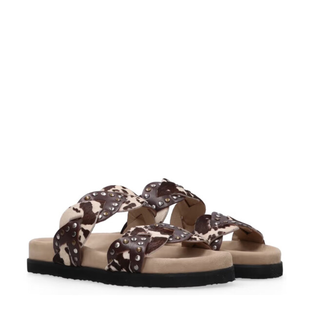 Maruti Evie hairon cow sandalen platte sandalen dames 66.1908.02-DO4 large