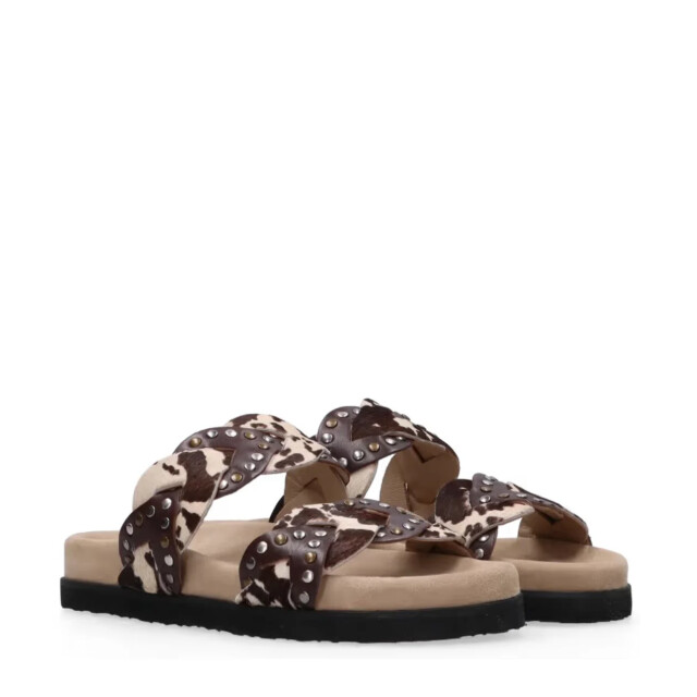 Maruti Evie hairon cow sandalen platte sandalen dames 66.1908.02-DO4 large