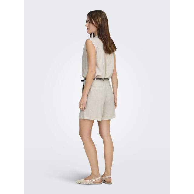 Only Onlsiesta hw belt lin bl shorts pnt noos beige 4159.05.0022 large