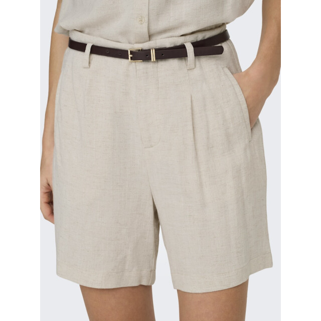 Only Onlsiesta hw belt lin bl shorts pnt noos beige 4159.05.0022 large