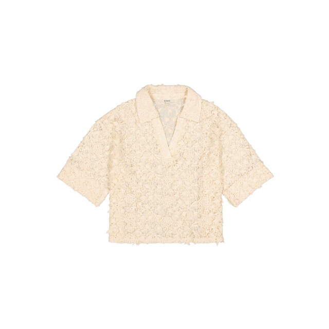 Garcia Jeans dames polo's 4369.03.0008 ecru 4369.03.0008 large