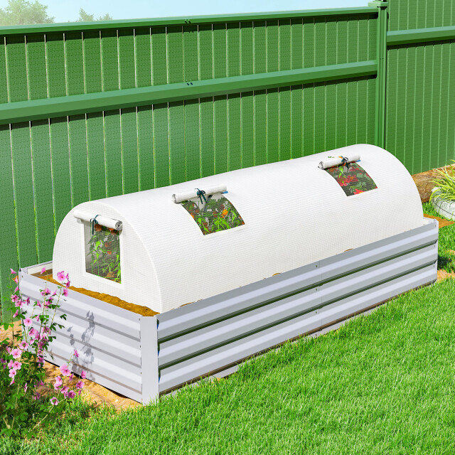 4goodz Foliekas tunnelkas met gaasvenster 200x80x45 cm - 3601085 large