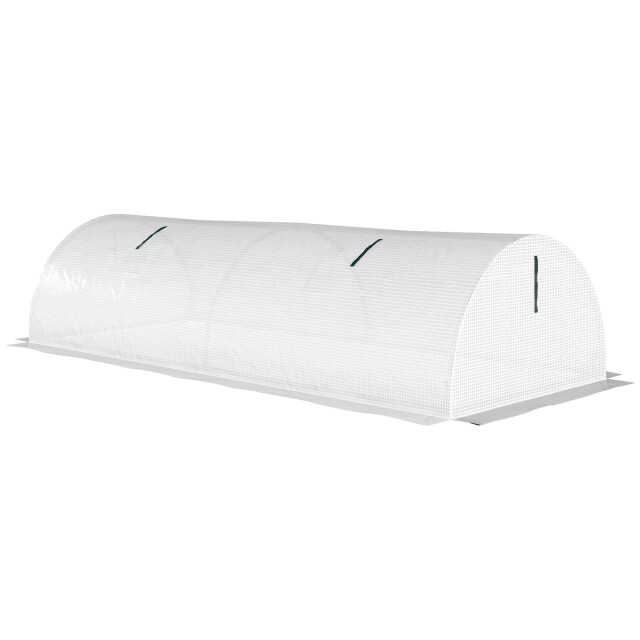 4goodz Foliekas tunnelkas met gaasvenster 200x80x45 cm - 3601085 large