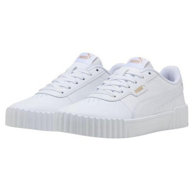 Puma Dames carina 3.0 leren trainers UTPP7009_white large