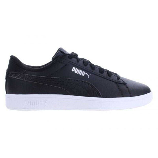 Puma Heren smash 3.0 grain leather trainers UTPP15305_black large