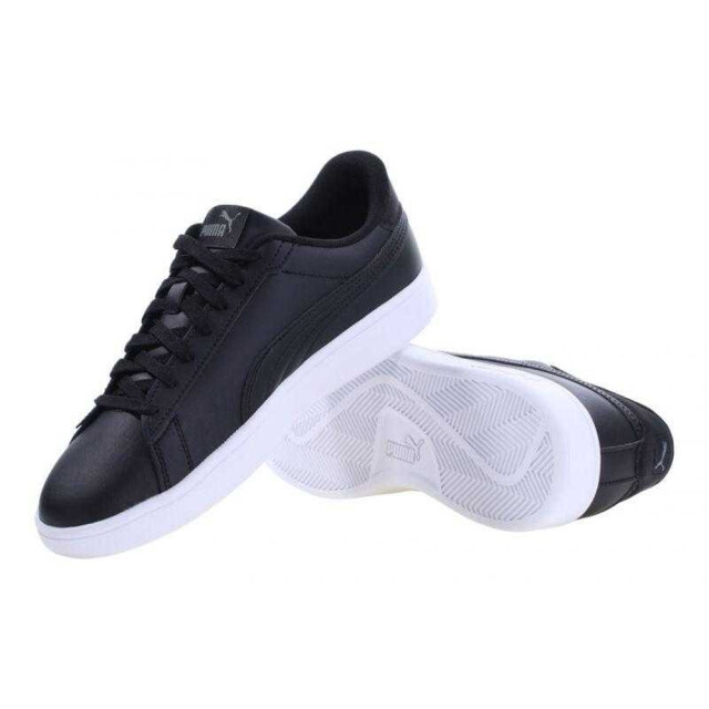 Puma Heren smash 3.0 grain leather trainers UTPP15305_black large