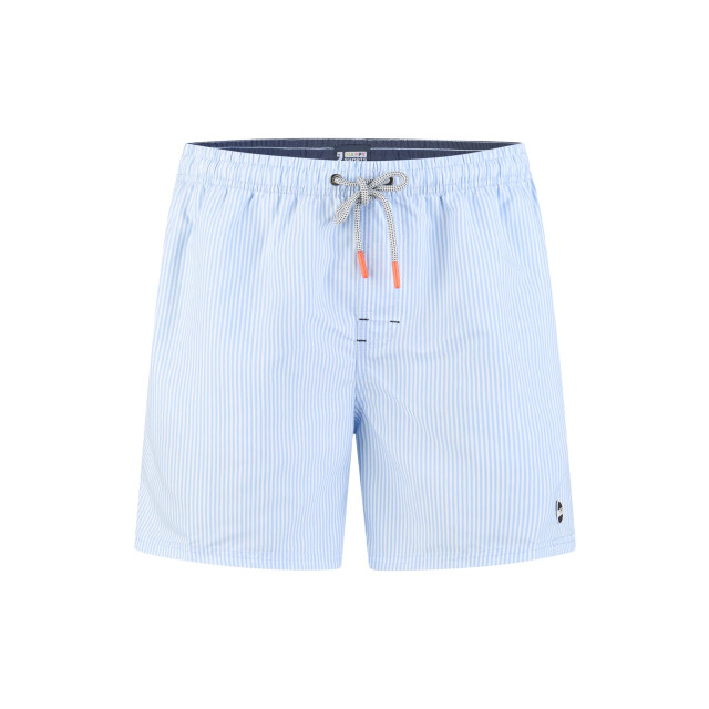 Happy Shorts Heren zwemshort lichtblauw gestreept HS-SW-1297 large