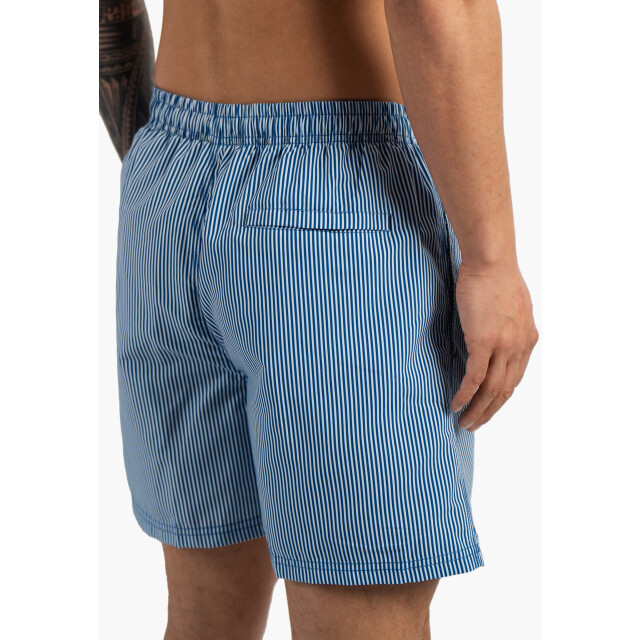 Happy Shorts Heren zwemshort donkerblauw gestreept HS-SW-1303 large