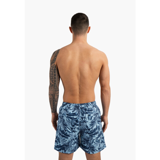 Happy Shorts Heren zwemshort palmbladeren print blauw HS-SW-1285 large