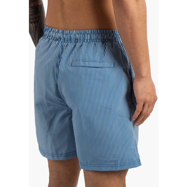 Happy Shorts Heren zwemshort donkerblauw gestreept HS-SW-1303 large